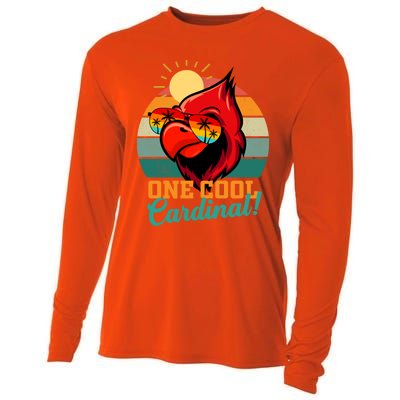 Cardinal Funny Gift Cardinal Day Birding Gift Cooling Performance Long Sleeve Crew