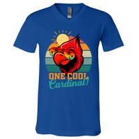 Cardinal Funny Gift Cardinal Day Birding Gift V-Neck T-Shirt