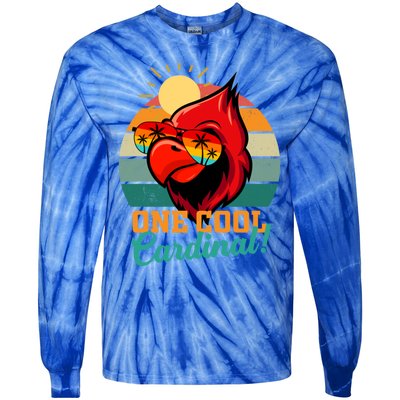 Cardinal Funny Gift Cardinal Day Birding Gift Tie-Dye Long Sleeve Shirt