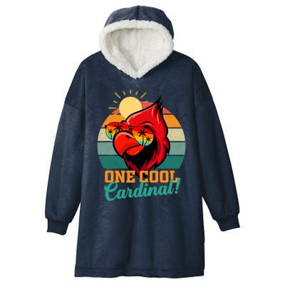 Cardinal Funny Gift Cardinal Day Birding Gift Hooded Wearable Blanket