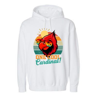 Cardinal Funny Gift Cardinal Day Birding Gift Garment-Dyed Fleece Hoodie