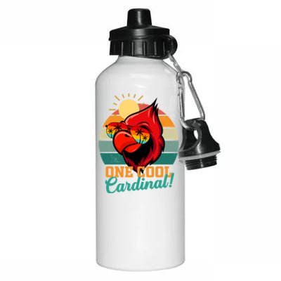 Cardinal Funny Gift Cardinal Day Birding Gift Aluminum Water Bottle