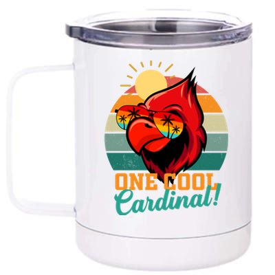 Cardinal Funny Gift Cardinal Day Birding Gift 12 oz Stainless Steel Tumbler Cup