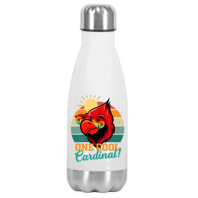 Cardinal Funny Gift Cardinal Day Birding Gift Stainless Steel Insulated Water Bottle