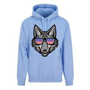 Coyote Funny Gift 4th Of July National Coyote Day Cute Gift Unisex Surf Hoodie