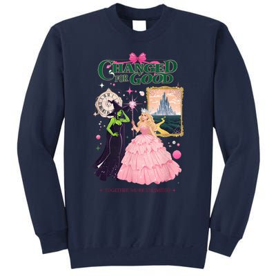 Changed For Good W.I.C.K.E.D Funny Halloween Witch Tall Sweatshirt