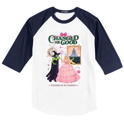 Changed For Good W.I.C.K.E.D Funny Halloween Witch Baseball Sleeve Shirt