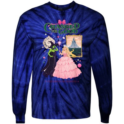 Changed For Good W.I.C.K.E.D Funny Halloween Witch Tie-Dye Long Sleeve Shirt