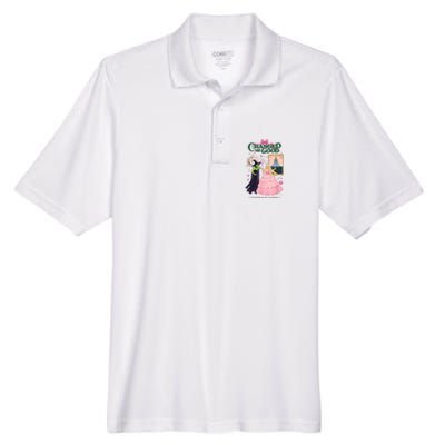 Changed For Good W.I.C.K.E.D Funny Halloween Witch Men's Origin Performance Piqué Polo