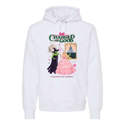 Changed For Good W.I.C.K.E.D Funny Halloween Witch Premium Hoodie