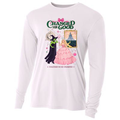 Changed For Good W.I.C.K.E.D Funny Halloween Witch Cooling Performance Long Sleeve Crew