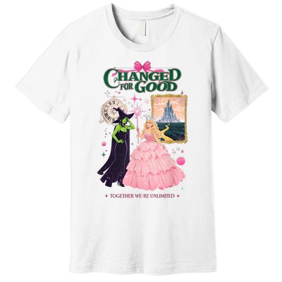 Changed For Good W.I.C.K.E.D Funny Halloween Witch Premium T-Shirt