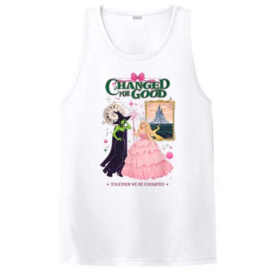 Changed For Good W.I.C.K.E.D Funny Halloween Witch PosiCharge Competitor Tank