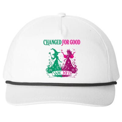 Changed For Good W.I.C.K.E.D Funny Halloween Witch Snapback Five-Panel Rope Hat