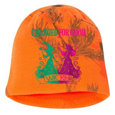 Changed For Good W.I.C.K.E.D Funny Halloween Witch Kati - Camo Knit Beanie