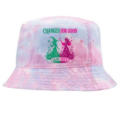 Changed For Good W.I.C.K.E.D Funny Halloween Witch Tie-Dyed Bucket Hat