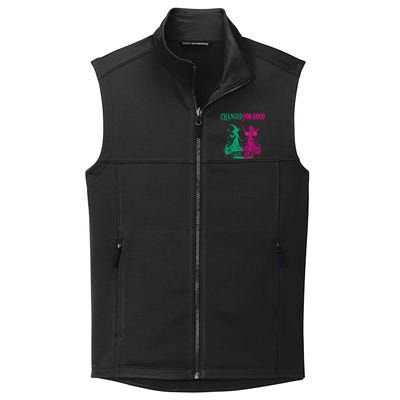 Changed For Good W.I.C.K.E.D Funny Halloween Witch Collective Smooth Fleece Vest