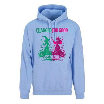 Changed For Good W.I.C.K.E.D Funny Halloween Witch Unisex Surf Hoodie