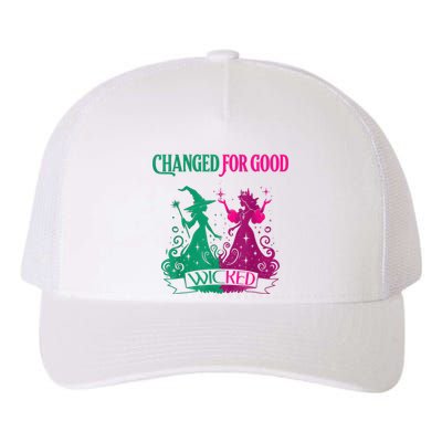 Changed For Good W.I.C.K.E.D Funny Halloween Witch Yupoong Adult 5-Panel Trucker Hat