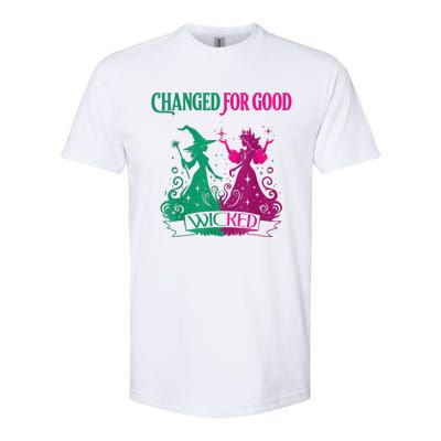 Changed For Good W.I.C.K.E.D Funny Halloween Witch Softstyle CVC T-Shirt