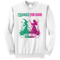 Changed For Good W.I.C.K.E.D Funny Halloween Witch Sweatshirt