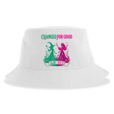 Changed For Good W.I.C.K.E.D Funny Halloween Witch Sustainable Bucket Hat