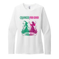 Changed For Good W.I.C.K.E.D Funny Halloween Witch Womens CVC Long Sleeve Shirt