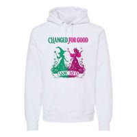 Changed For Good W.I.C.K.E.D Funny Halloween Witch Premium Hoodie