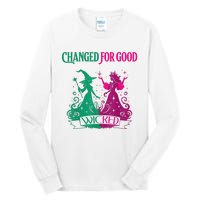 Changed For Good W.I.C.K.E.D Funny Halloween Witch Tall Long Sleeve T-Shirt