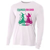 Changed For Good W.I.C.K.E.D Funny Halloween Witch Cooling Performance Long Sleeve Crew