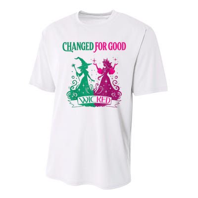 Changed For Good W.I.C.K.E.D Funny Halloween Witch Performance Sprint T-Shirt