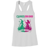 Changed For Good W.I.C.K.E.D Funny Halloween Witch Women's Racerback Tank