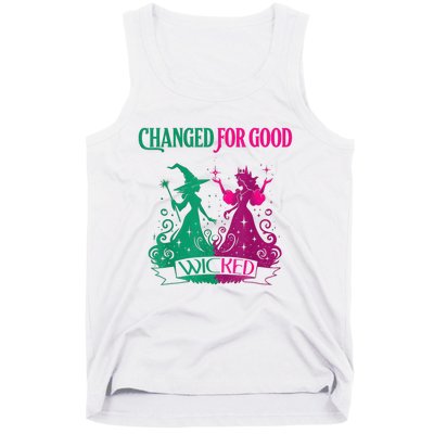 Changed For Good W.I.C.K.E.D Funny Halloween Witch Tank Top