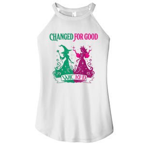 Changed For Good W.I.C.K.E.D Funny Halloween Witch Women's Perfect Tri Rocker Tank