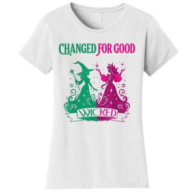 Changed For Good W.I.C.K.E.D Funny Halloween Witch Women's T-Shirt