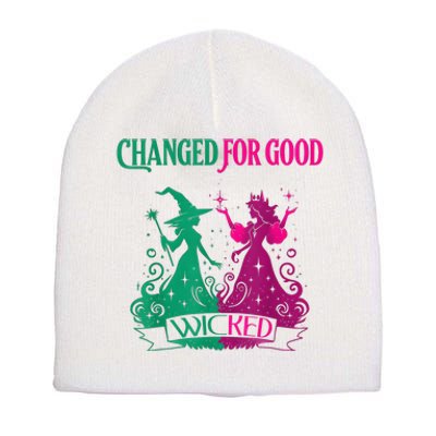 Changed For Good W.I.C.K.E.D Funny Halloween Witch Short Acrylic Beanie