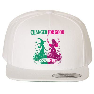 Changed For Good W.I.C.K.E.D Funny Halloween Witch Wool Snapback Cap