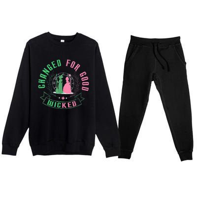 Changed For Good W.I.C.Ke.D Premium Crewneck Sweatsuit Set