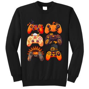 Controllers Fall Gaming Video Game Turkey Thanksgiving Tall Sweatshirt