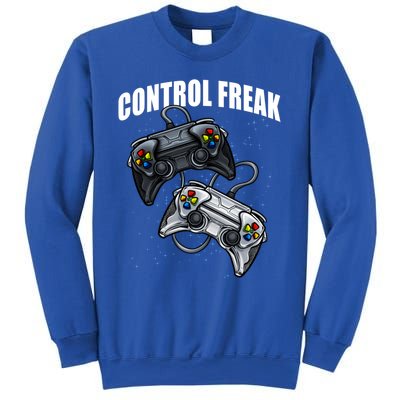 Control Freak Gamer Funny Video Game Online Gaming Gift Sweatshirt