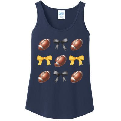 Coquette Football Game Day Game Lover Ladies Essential Tank