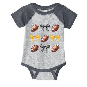 Coquette Football Game Day Game Lover Infant Baby Jersey Bodysuit