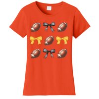 Coquette Football Game Day Game Lover Women's T-Shirt