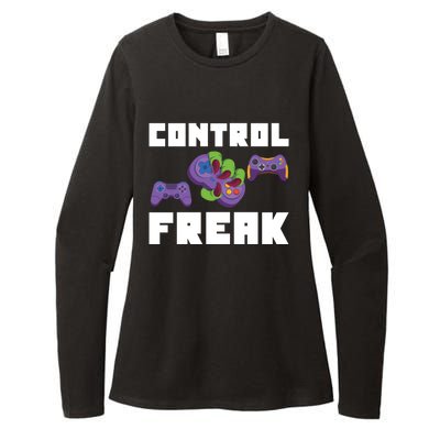 Control Freak Gamer Video Game Controller Gift Womens CVC Long Sleeve Shirt