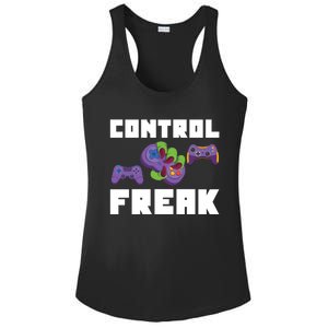 Control Freak Gamer Video Game Controller Gift Ladies PosiCharge Competitor Racerback Tank