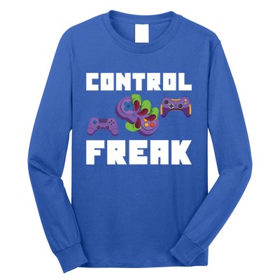 Control Freak Gamer Video Game Controller Gift Long Sleeve Shirt