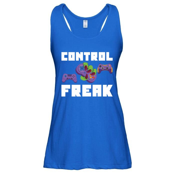 Control Freak Gamer Video Game Controller Gift Ladies Essential Flowy Tank