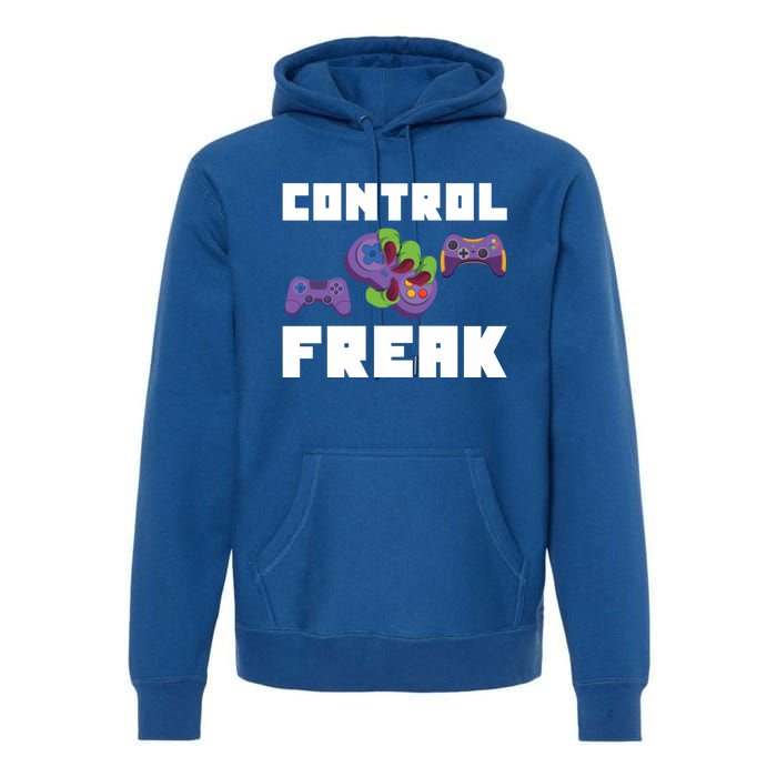 Control Freak Gamer Video Game Controller Gift Premium Hoodie