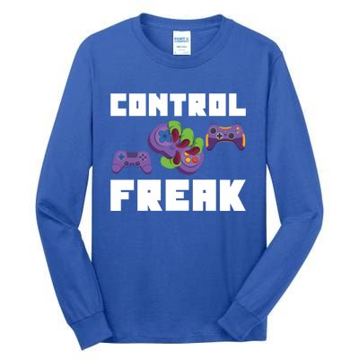 Control Freak Gamer Video Game Controller Gift Tall Long Sleeve T-Shirt