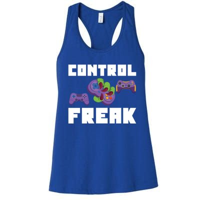 Control Freak Gamer Video Game Controller Gift Women's Racerback Tank